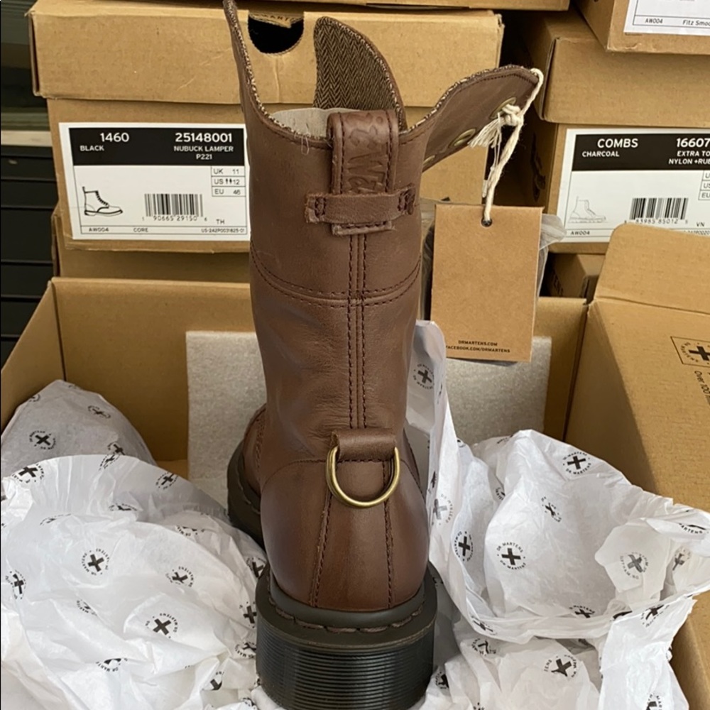 🔥Dr. Martens Aimilita 9-Eye Toe Cap Boot NWT - Picture 14 of 15